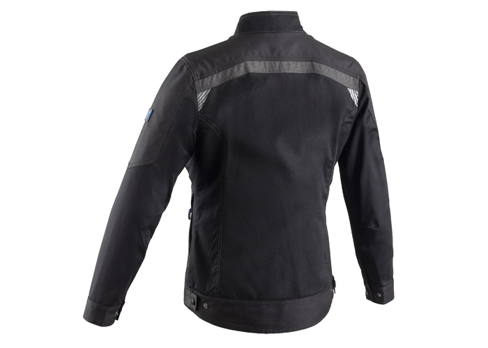 Veste femme – CASITA – 65% PES/32% CO/3% EA 250g/m2 + Oxford – Noir/Bleu – 5CAJ010 – Image 2
