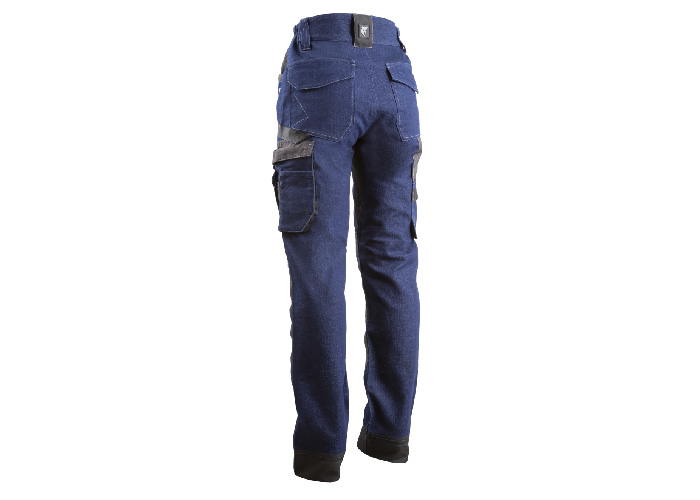 Pantalon femme – CASITA – 70% CO/28% PES/2% EA 380g/m2 + Oxford – Denim – 5CAP420 – Image 2