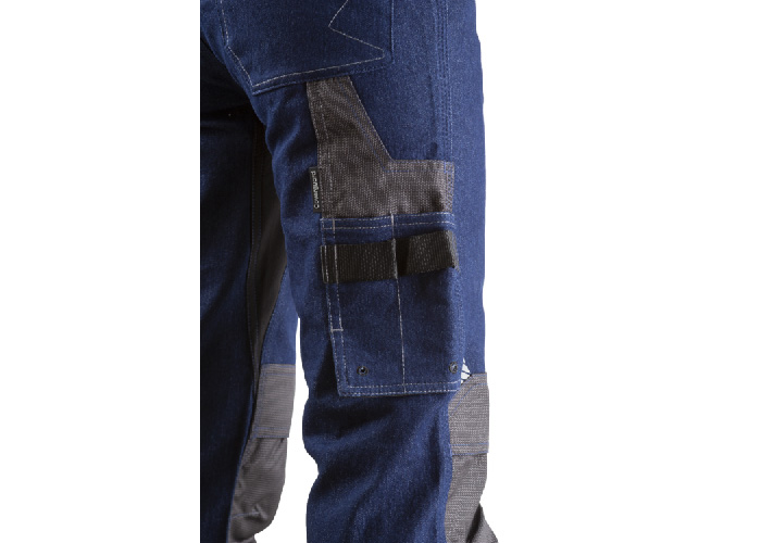 Pantalon femme – CASITA – 70% CO/28% PES/2% EA 380g/m2 + Oxford – Denim – 5CAP420 – Image 5