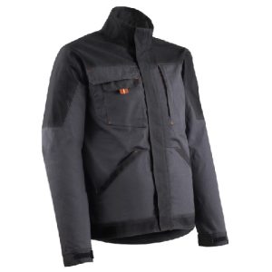 Veste – CRISTOBAL – RIPSTOP 60% CO/40% PES 280g/m2 + Stretch + Oxford – Anthracite/Citrouille – 5CRJ150