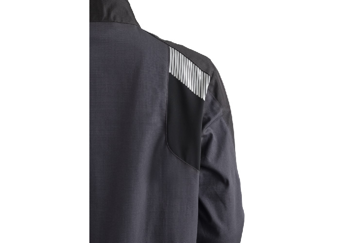 Veste – CRISTOBAL – RIPSTOP 60% CO/40% PES 280g/m2 + Stretch + Oxford – Anthracite/Citrouille – 5CRJ150 – Image 3