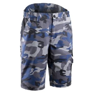 Bermuda – KAMMO – 62% CO/35% PES/3% EA 270g/m2 + Oxford – Camouflage Bleu-Gris – 5KMS090