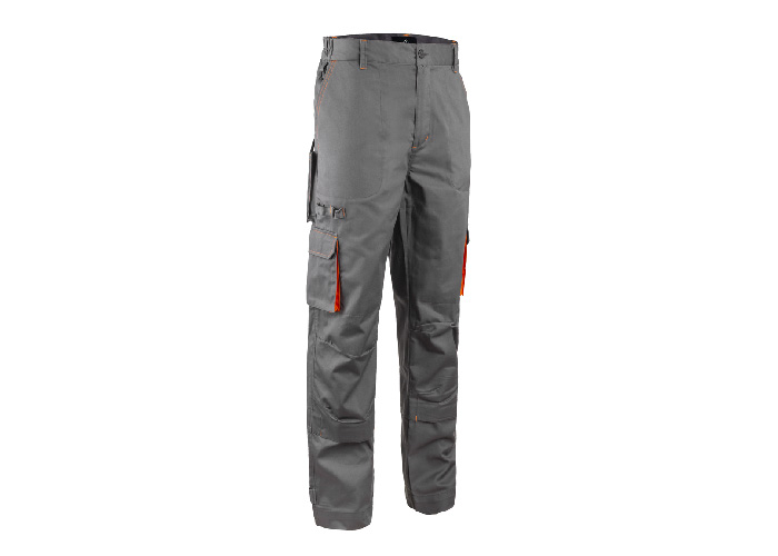 Pantalon – PADDOCK II – 60% CO/40% PES 245g/m2 – Gris/Orange – 5PAP150