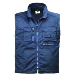 Gilet – NAVY – 60% CO/40% PES 245g/m2 – Marine/Gris – 8NAVG